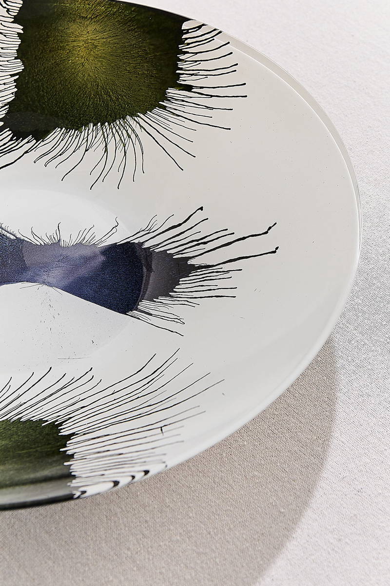 Large Glass Decorative Bowl