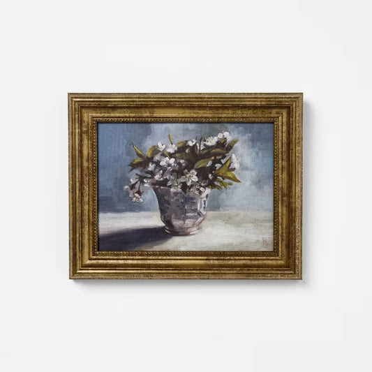 Flower Vintage Framed Art