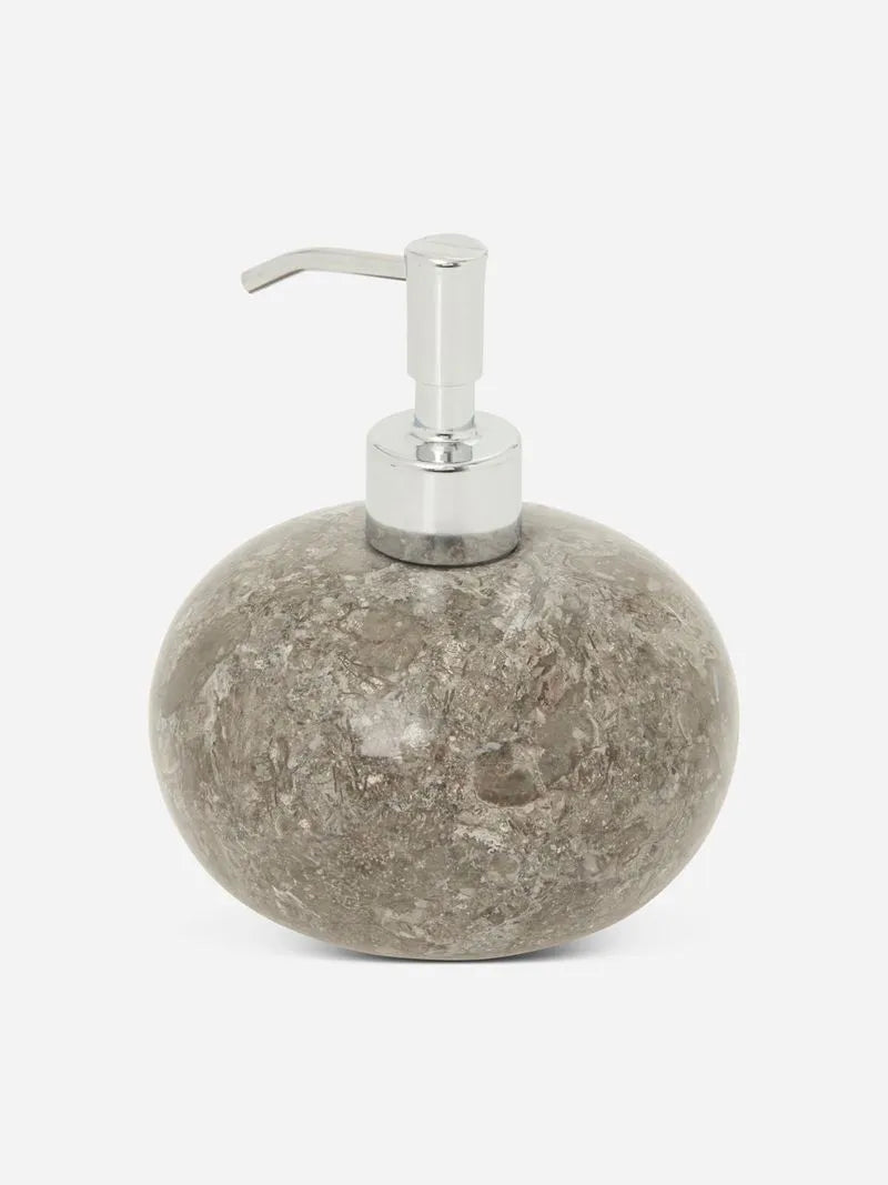 Soap dispenser in grey marble